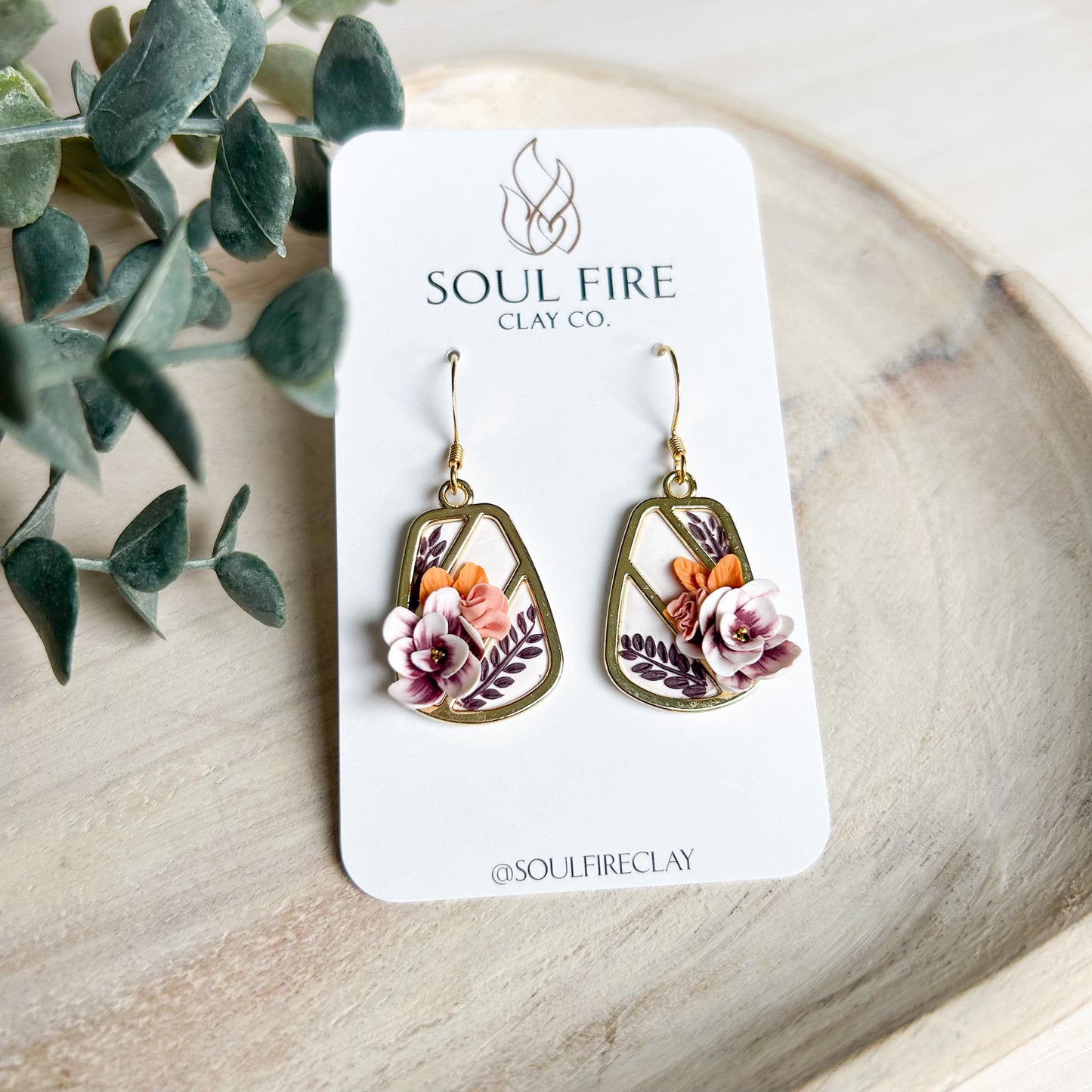 Fall Floral - Statement Earrings