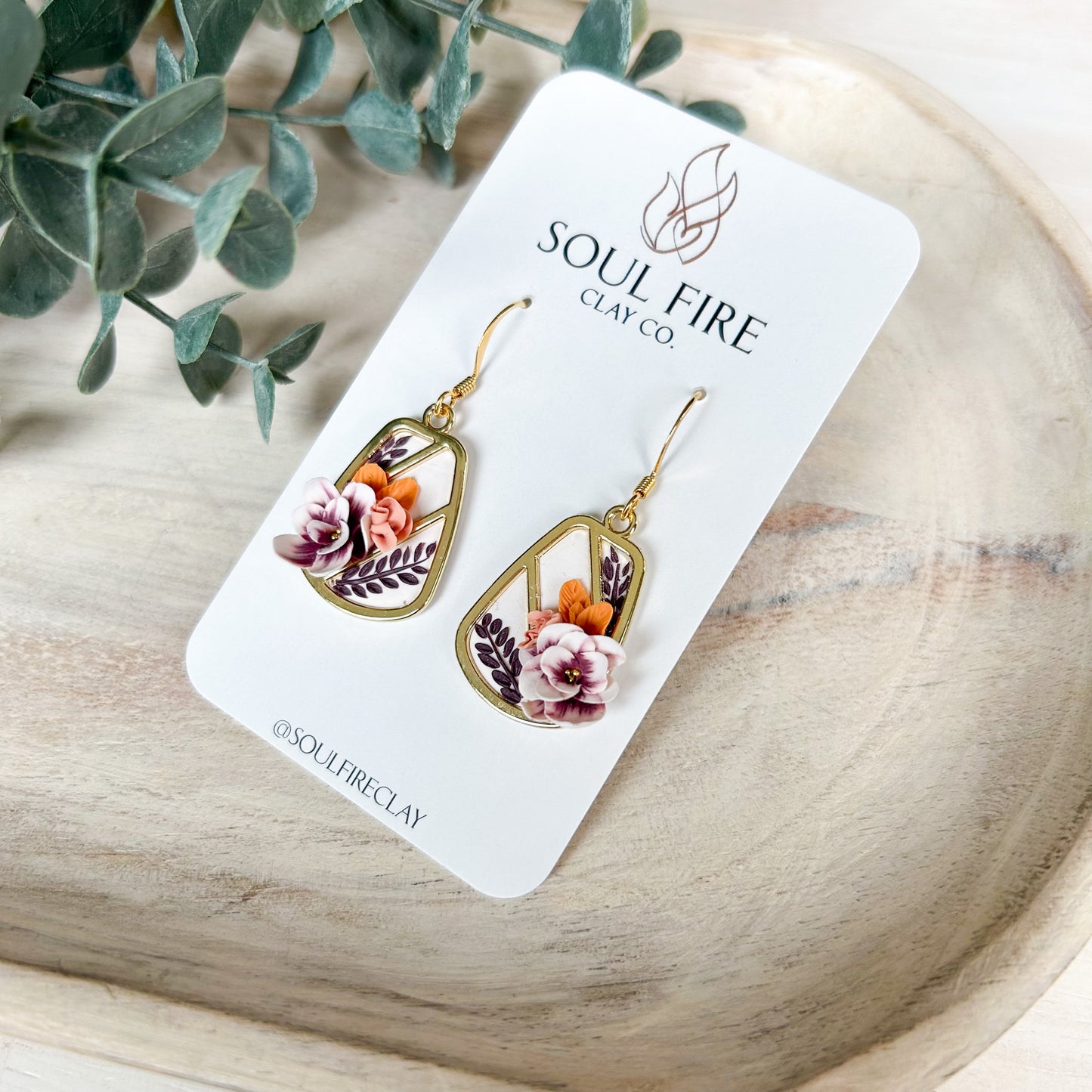 Fall Floral - Statement Earrings