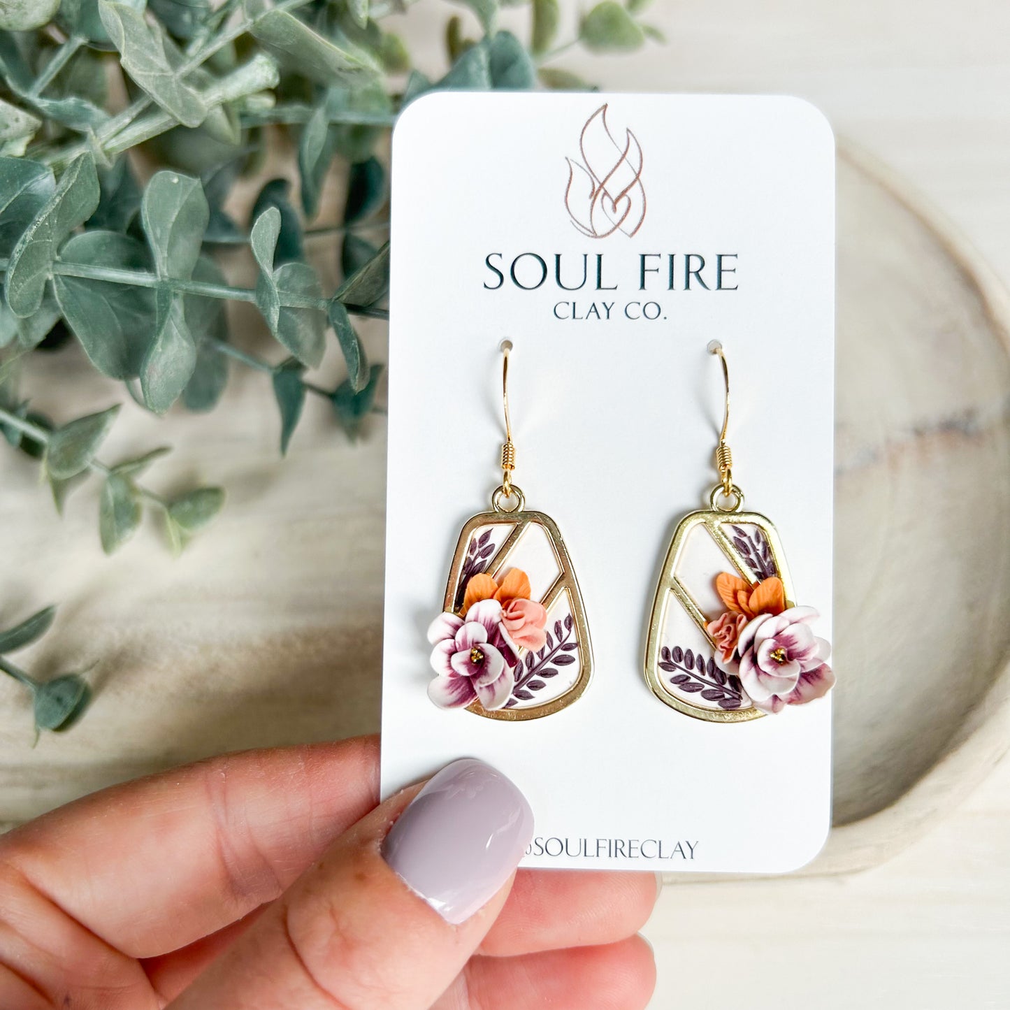 Fall Floral - Statement Earrings