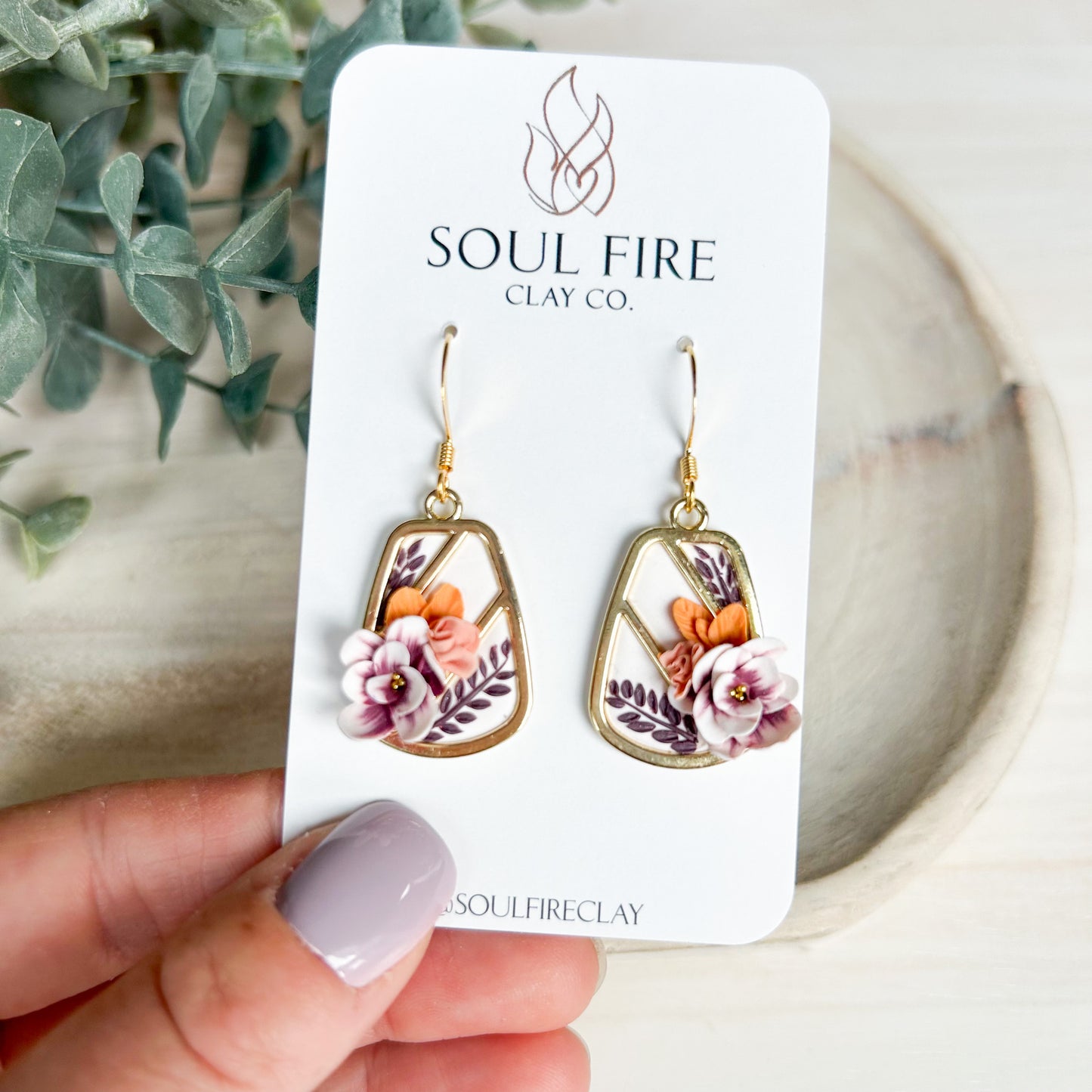 Fall Floral - Statement Earrings