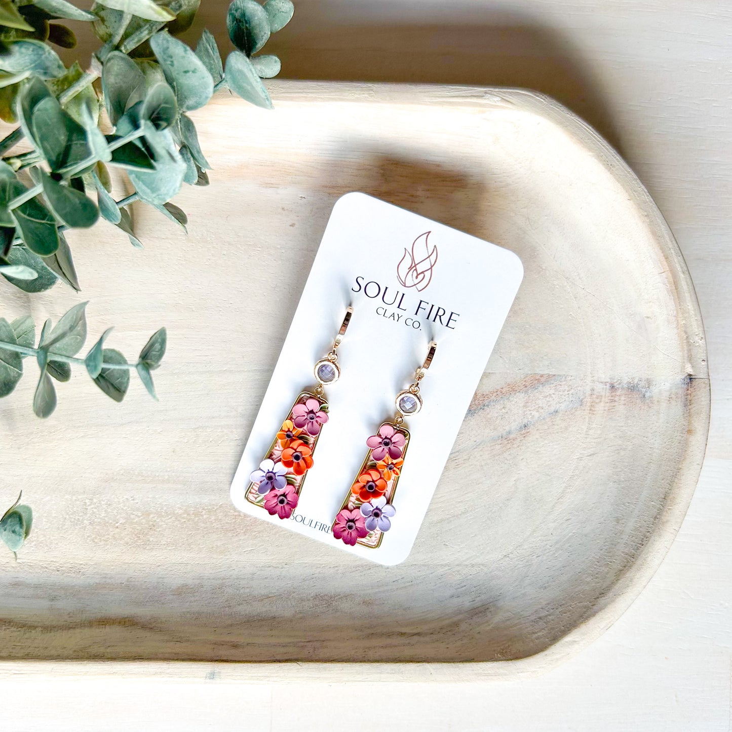 Floral Garden - Fall Statement Earrings