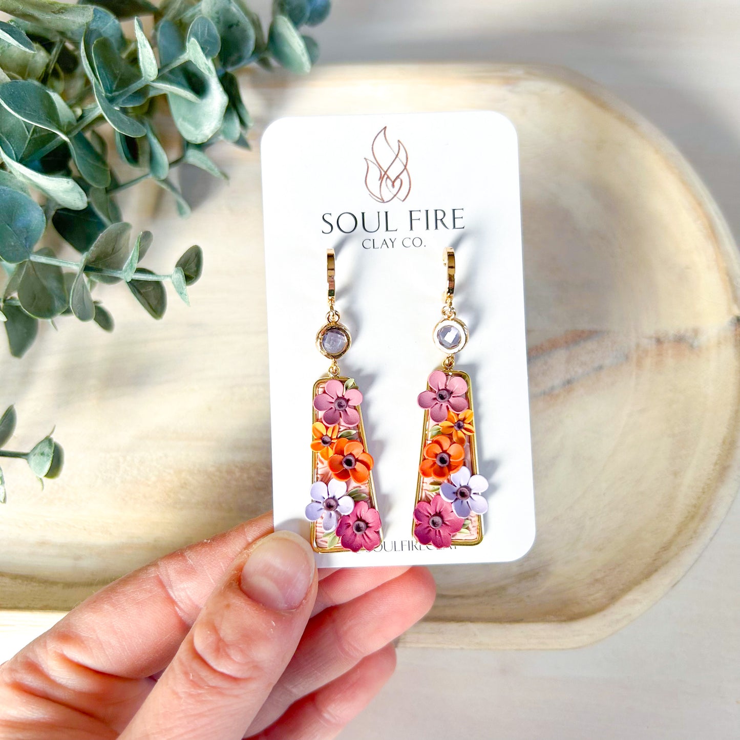 Floral Garden - Fall Statement Earrings