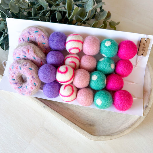 Pink Donuts Garland