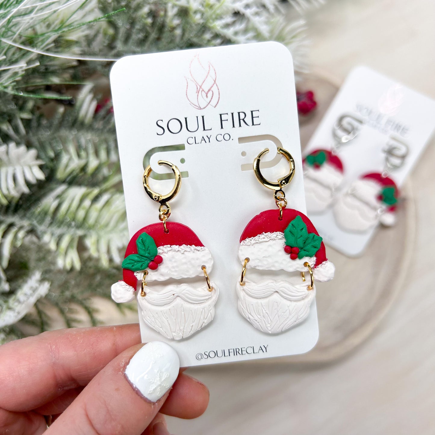 Santa Statement Earrings