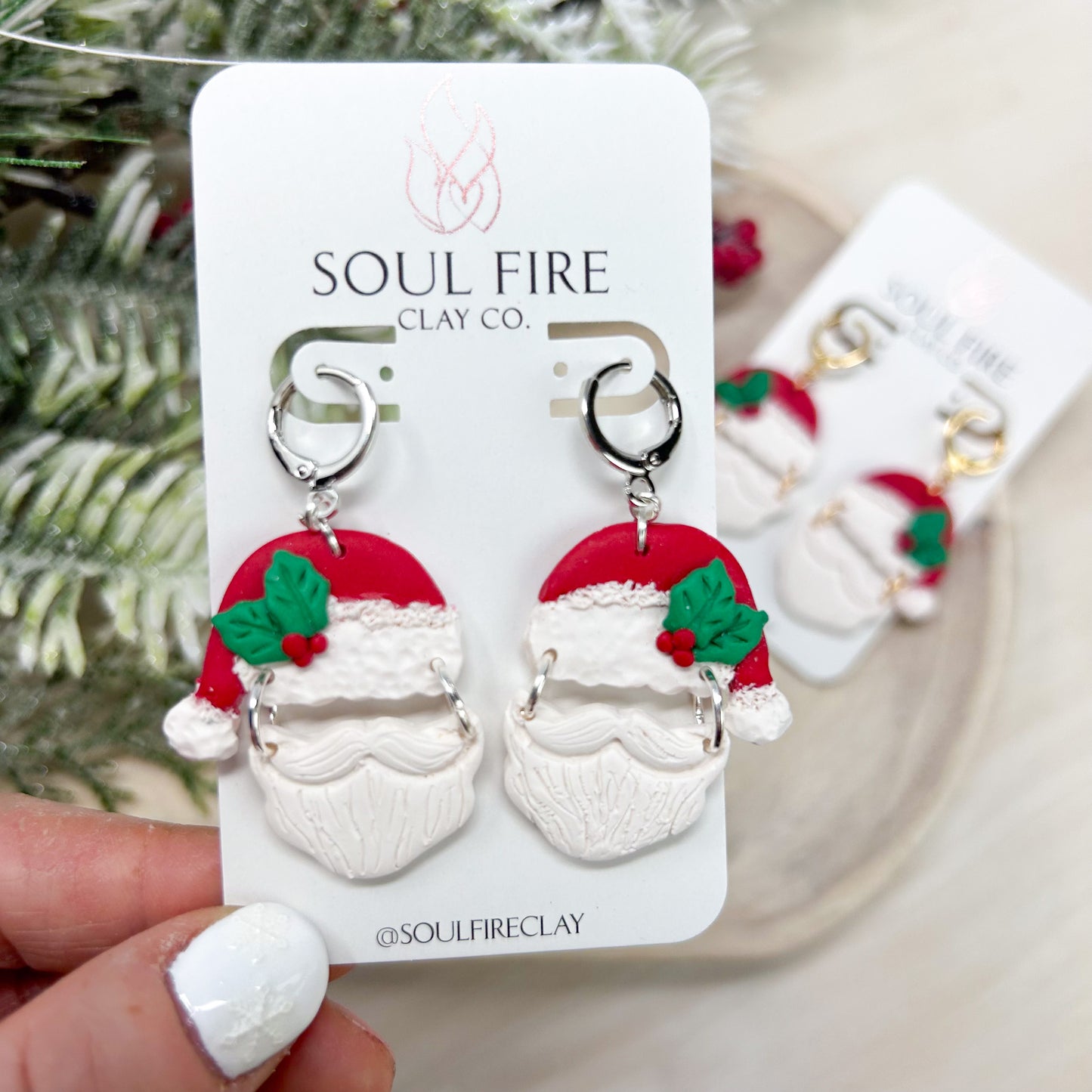 Santa Statement Earrings