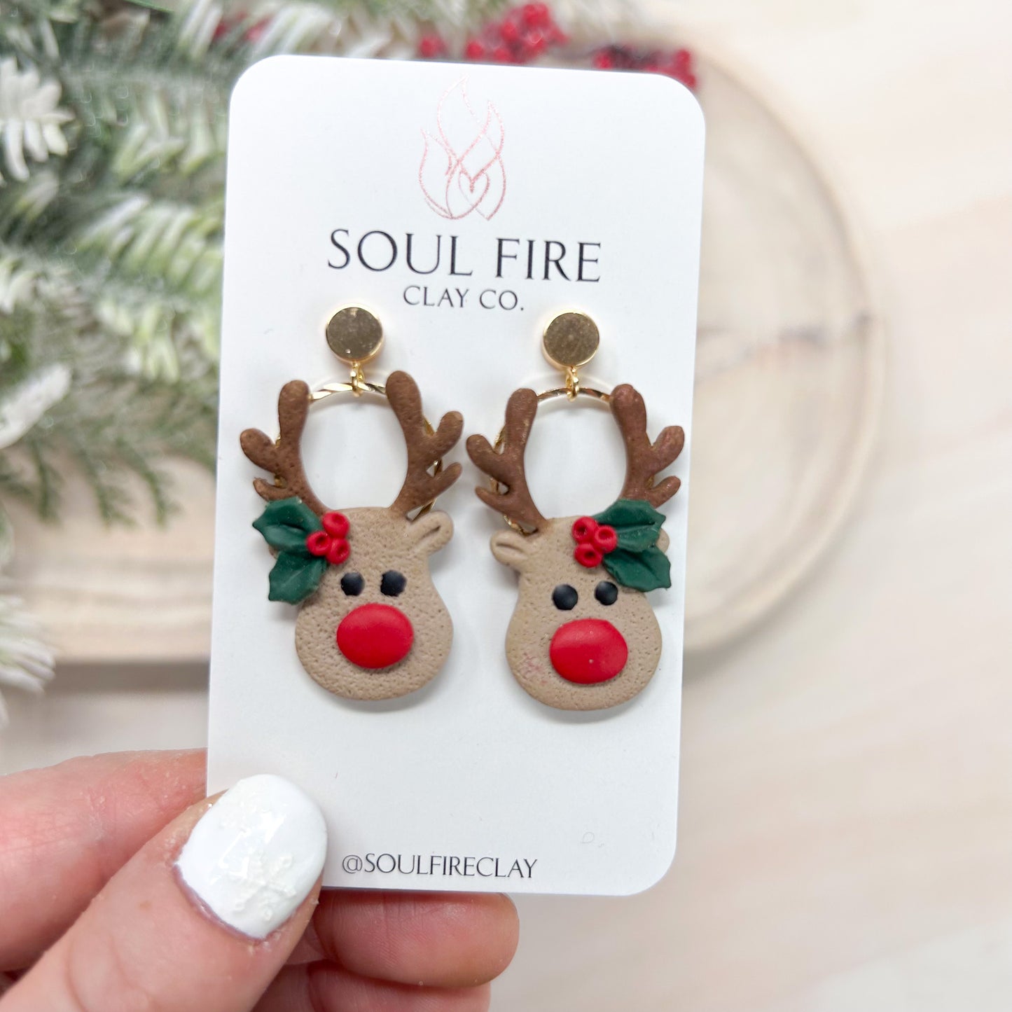 Rudolph Statement Earrings
