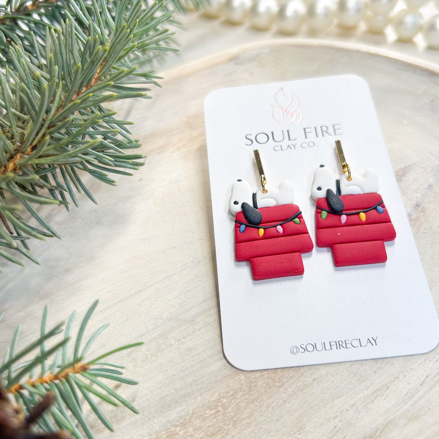 Snoopy - Christmas Statement Earrings