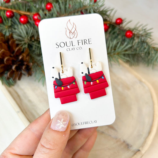 Snoopy - Christmas Statement Earrings