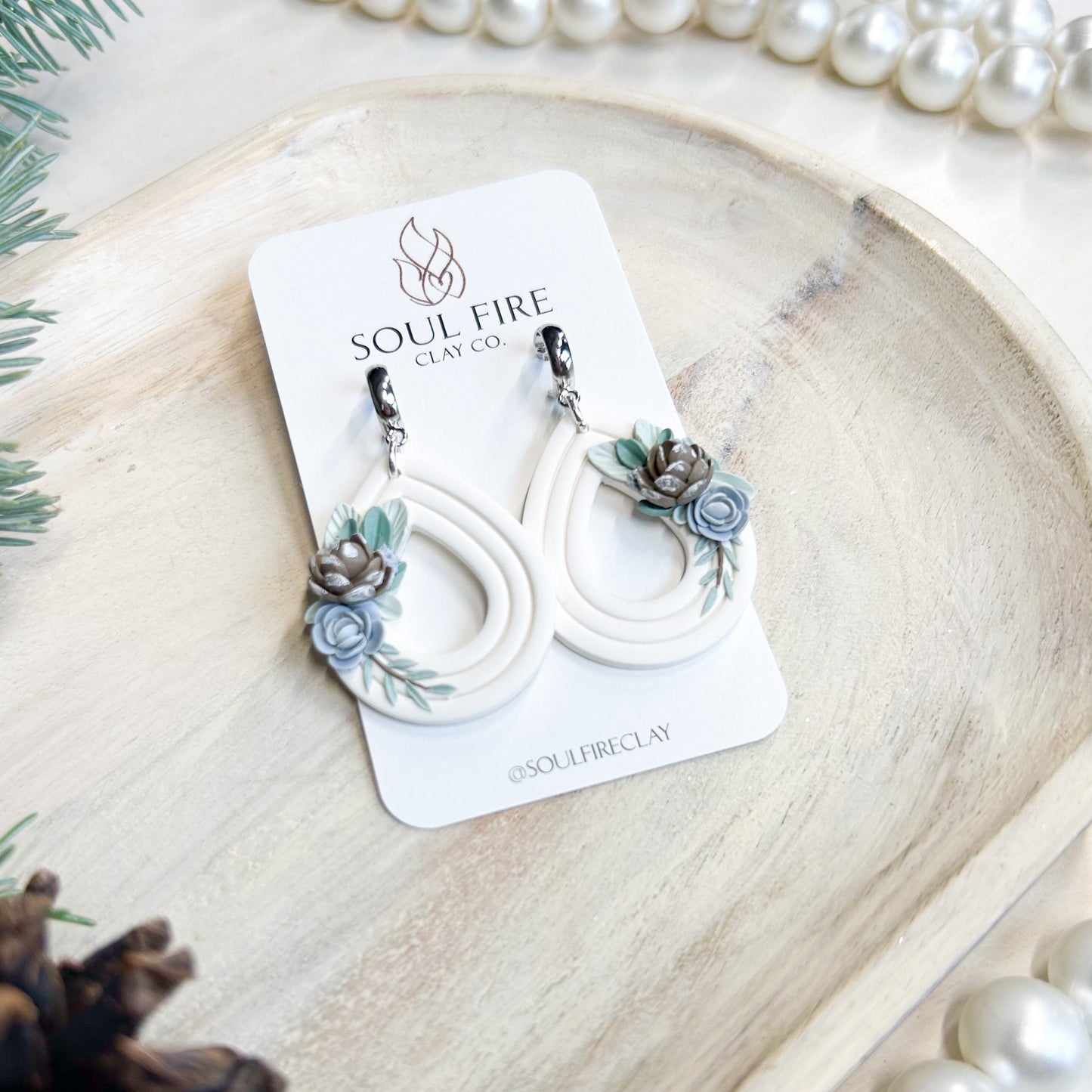 Winter Wonderland - Christmas Statement Earrings