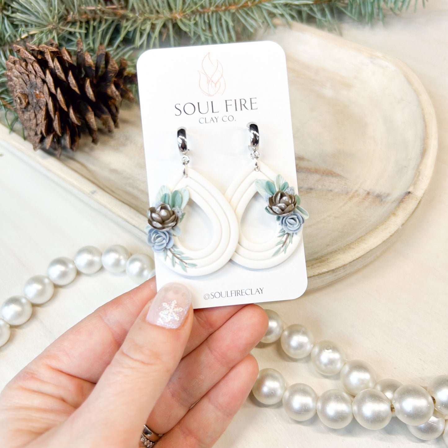 Winter Wonderland - Christmas Statement Earrings