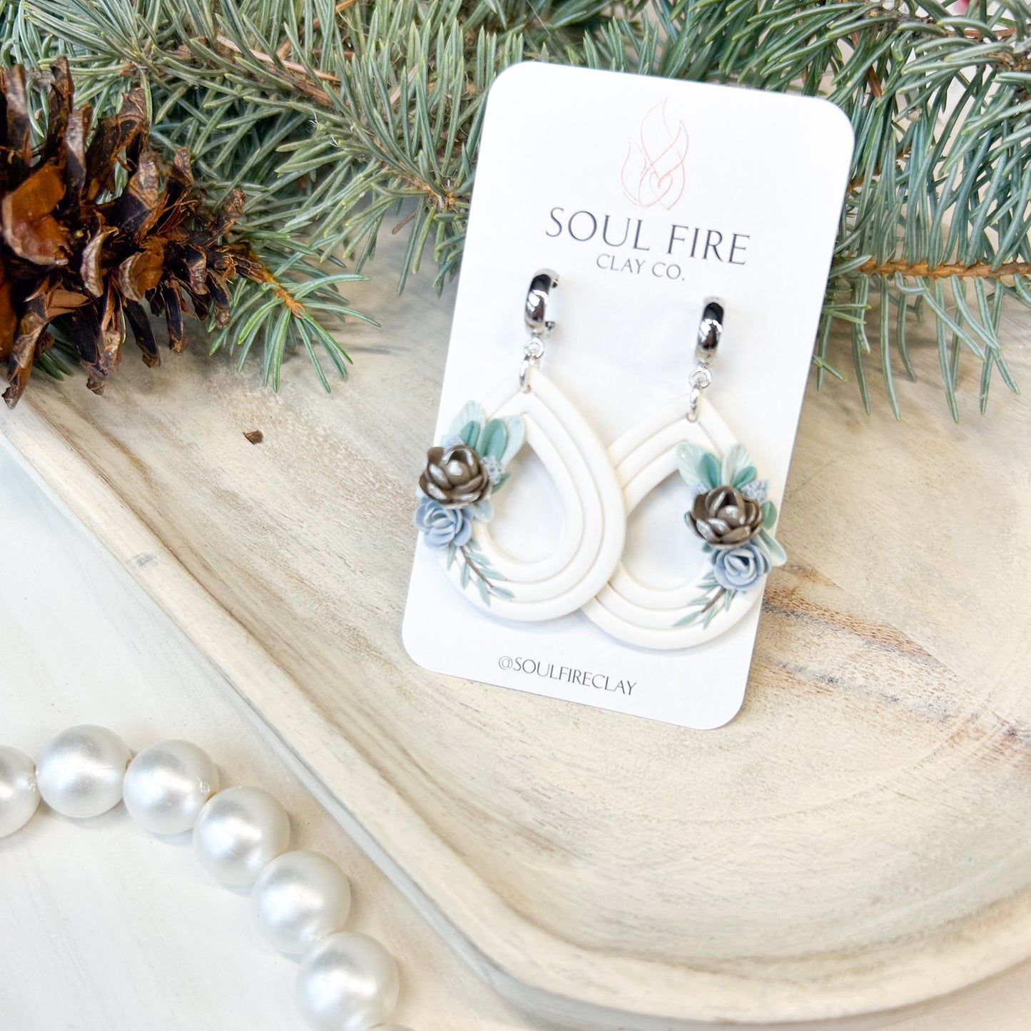 Winter Wonderland - Christmas Statement Earrings