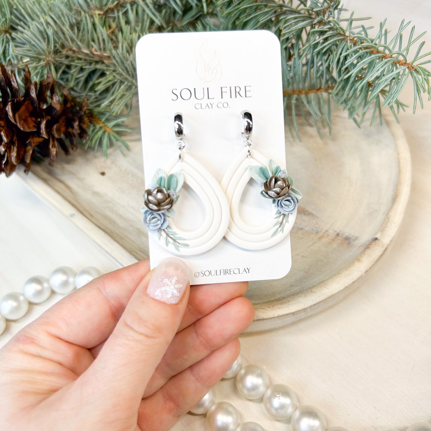 Winter Wonderland - Christmas Statement Earrings