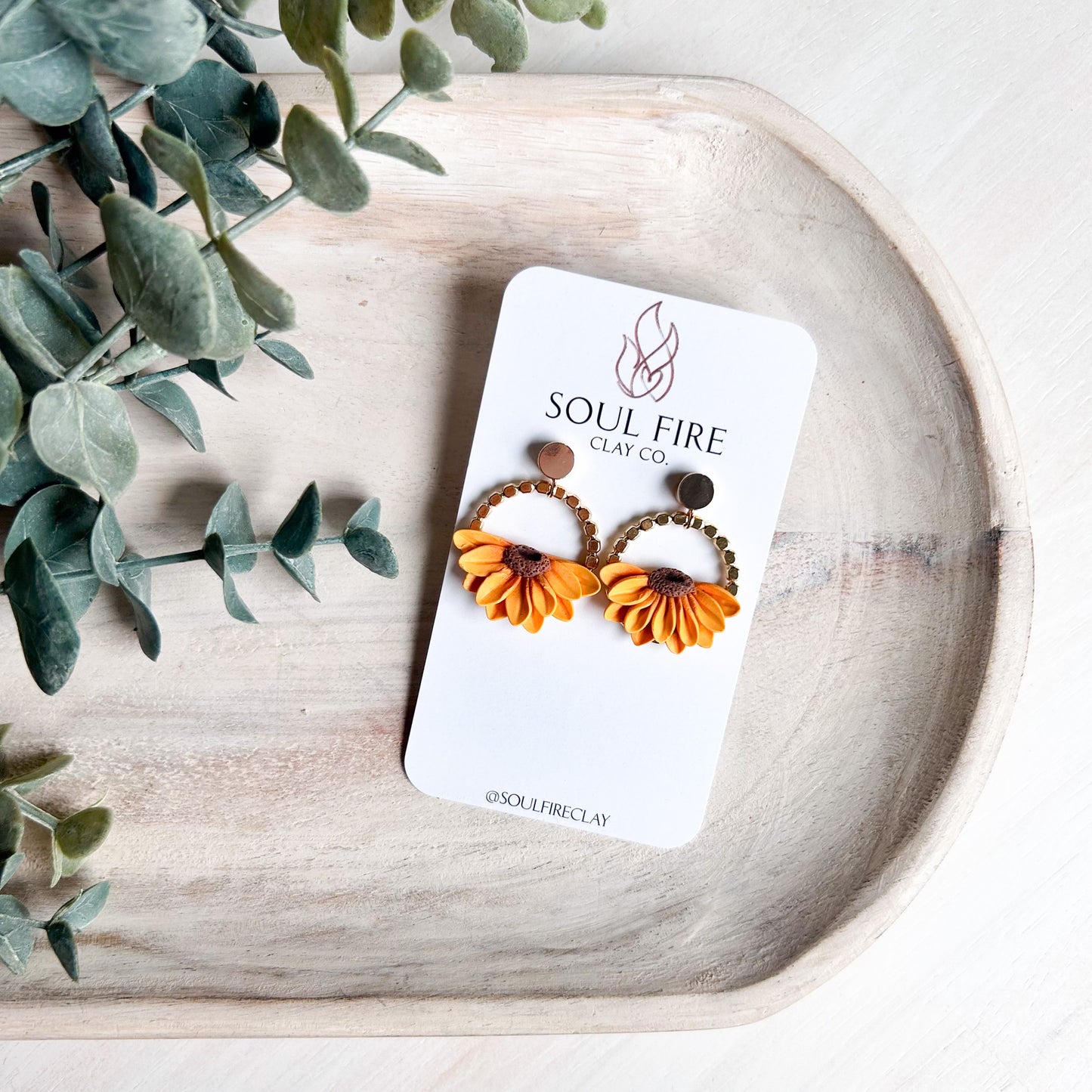 Sunflower - Fall - Statement Earrings