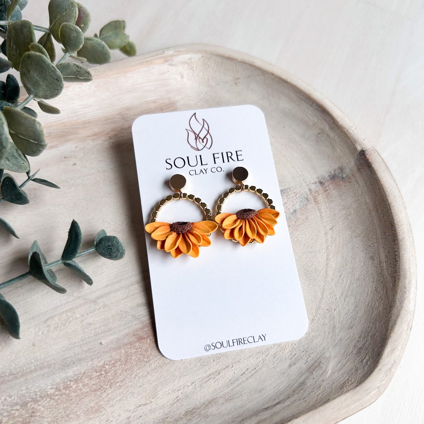 Sunflower - Fall - Statement Earrings