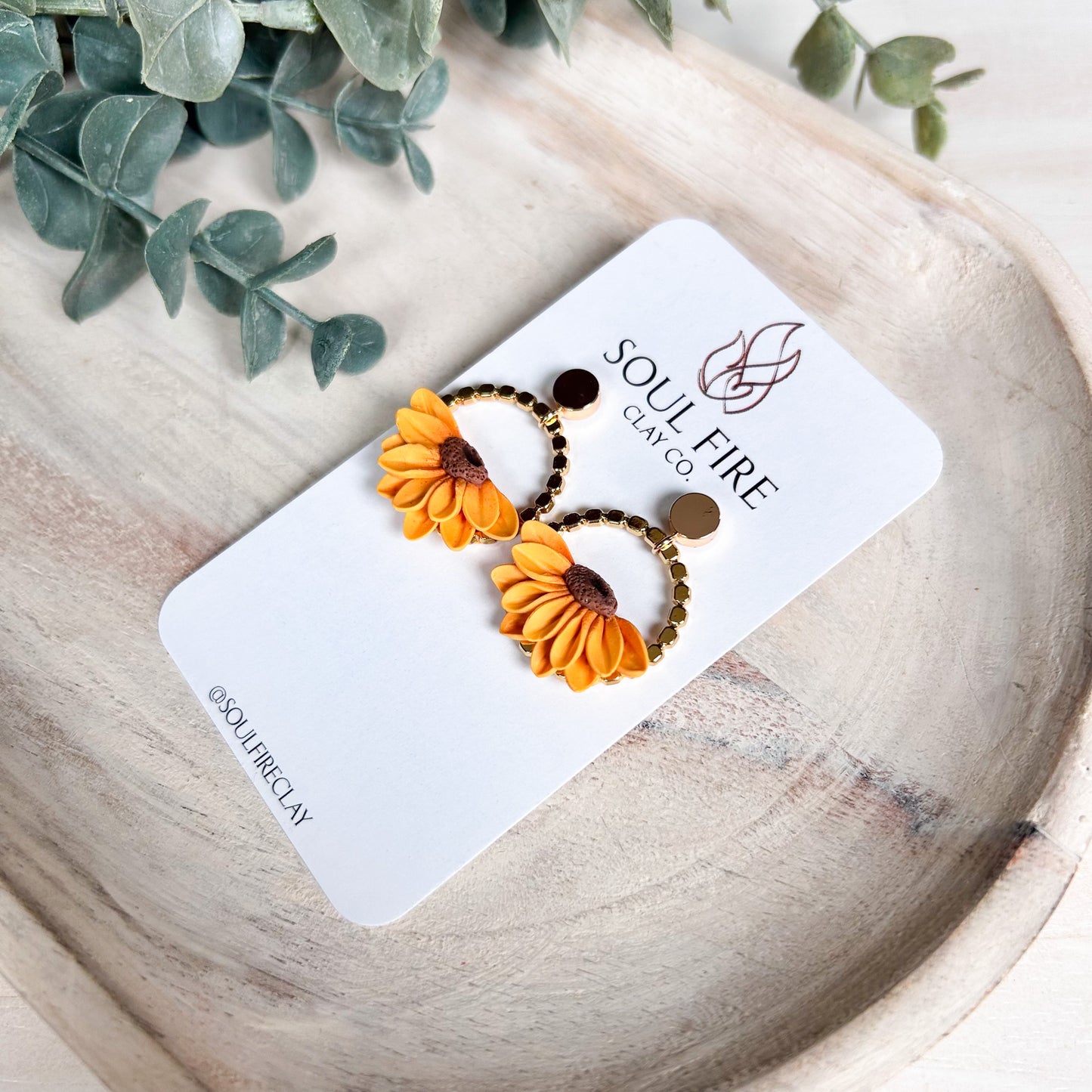 Sunflower - Fall - Statement Earrings